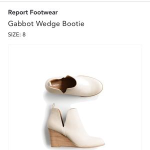 Report Wedge Bootie